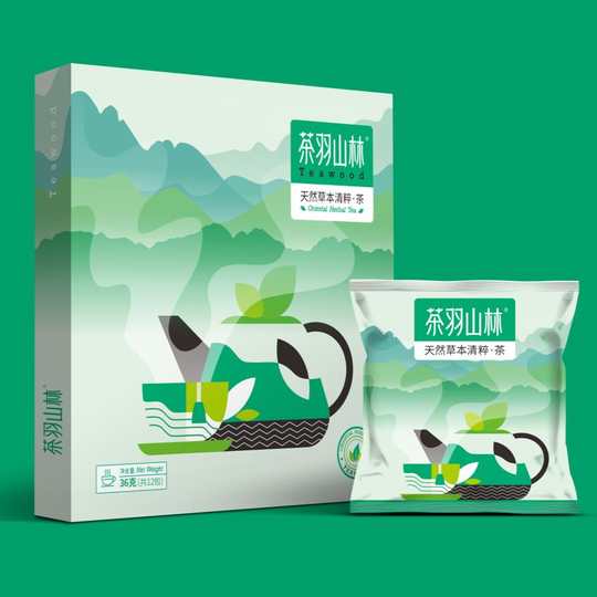 茶羽山森品牌茶叶宣传包装
