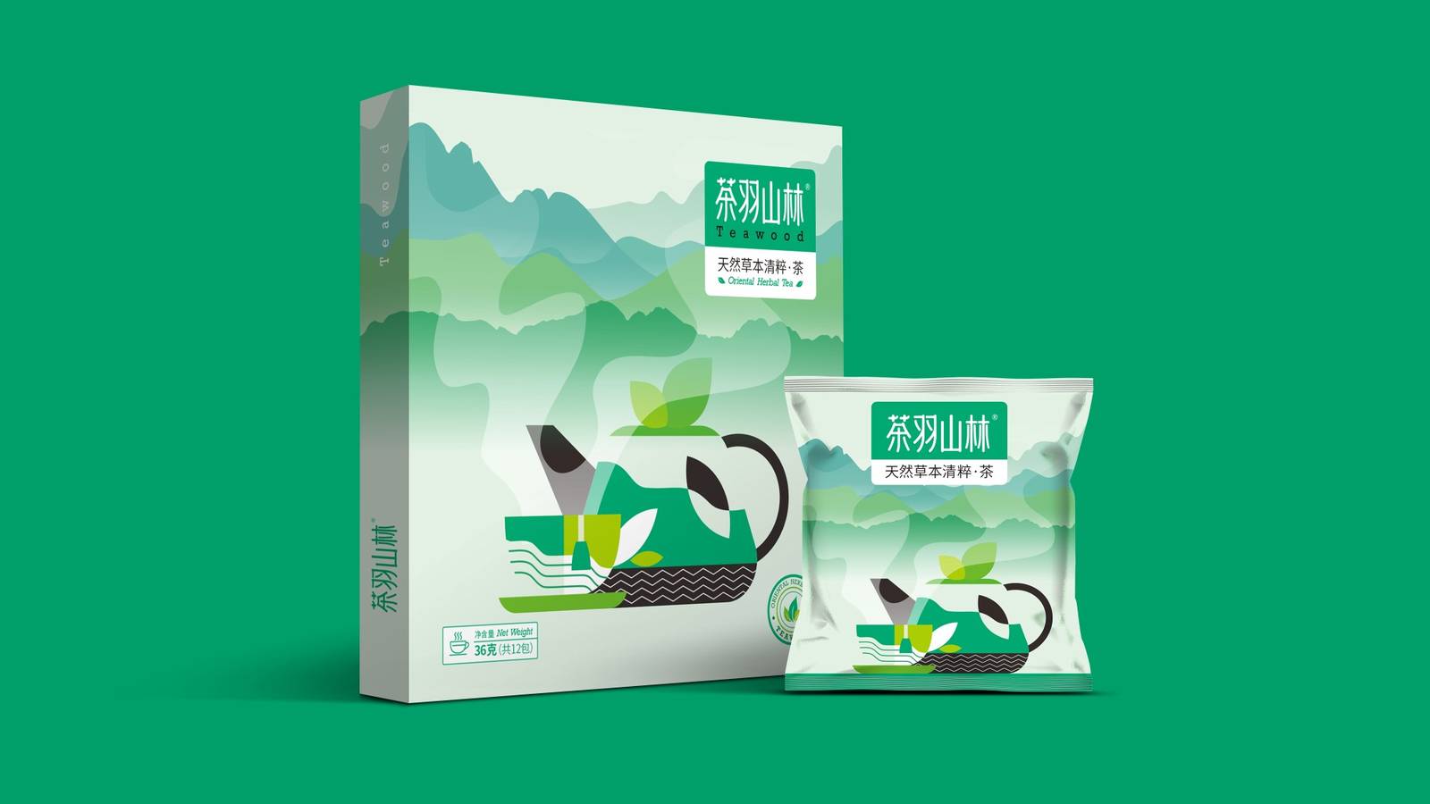 茶羽山森品牌茶叶宣传包装-第5张