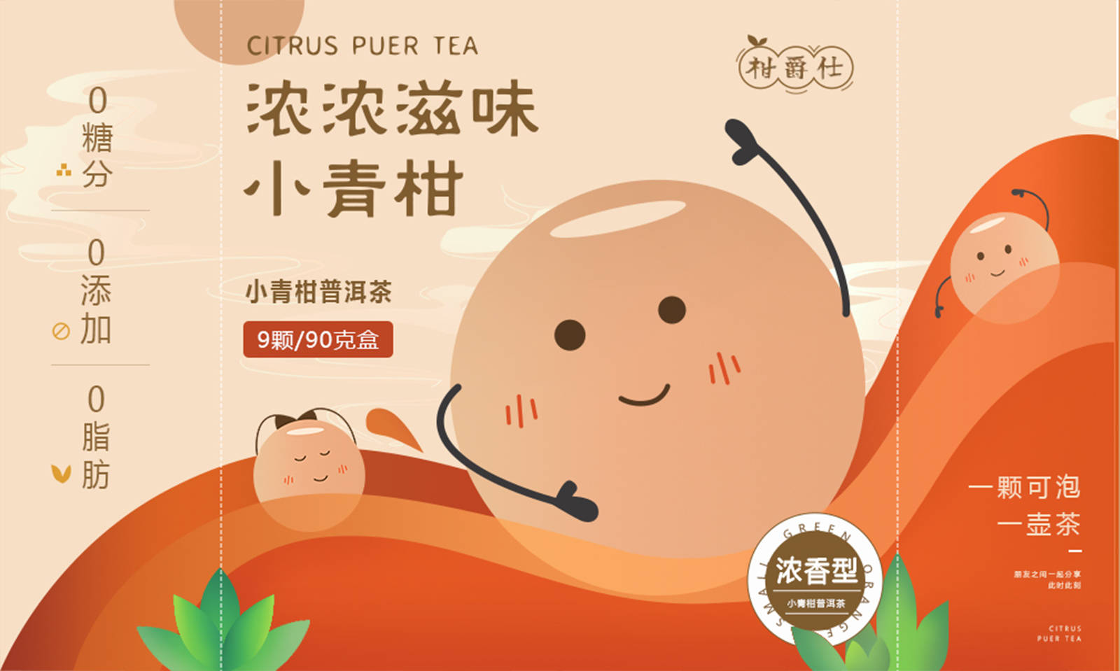 小青柑普洱茶包装设计-第5张