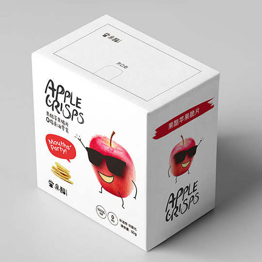 苹果脆片快销零售包装设计