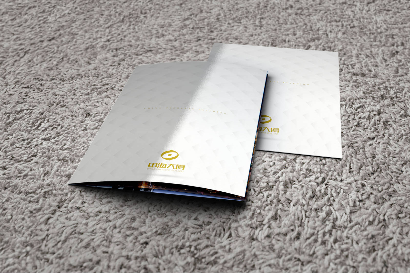 中海地产品牌项目四折页印刷类设计-第1张