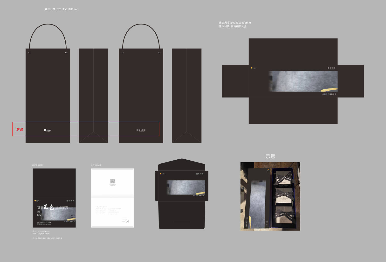 华润昆仑御项目送媒体礼盒包装设计-第3张