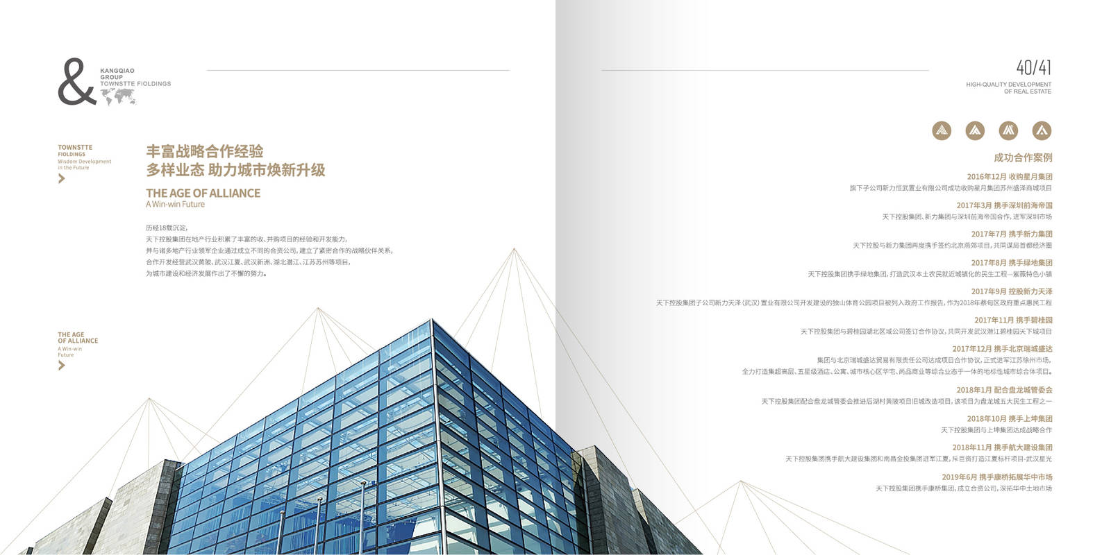 天下控股企业地产品牌画册印刷类设计-第13张
