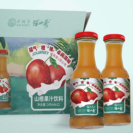 联名山楂果汁品牌包装