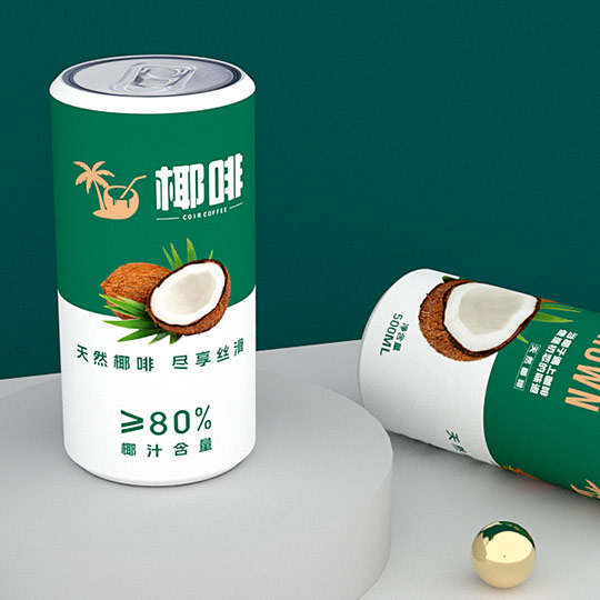 椰啡产品系列品牌包装