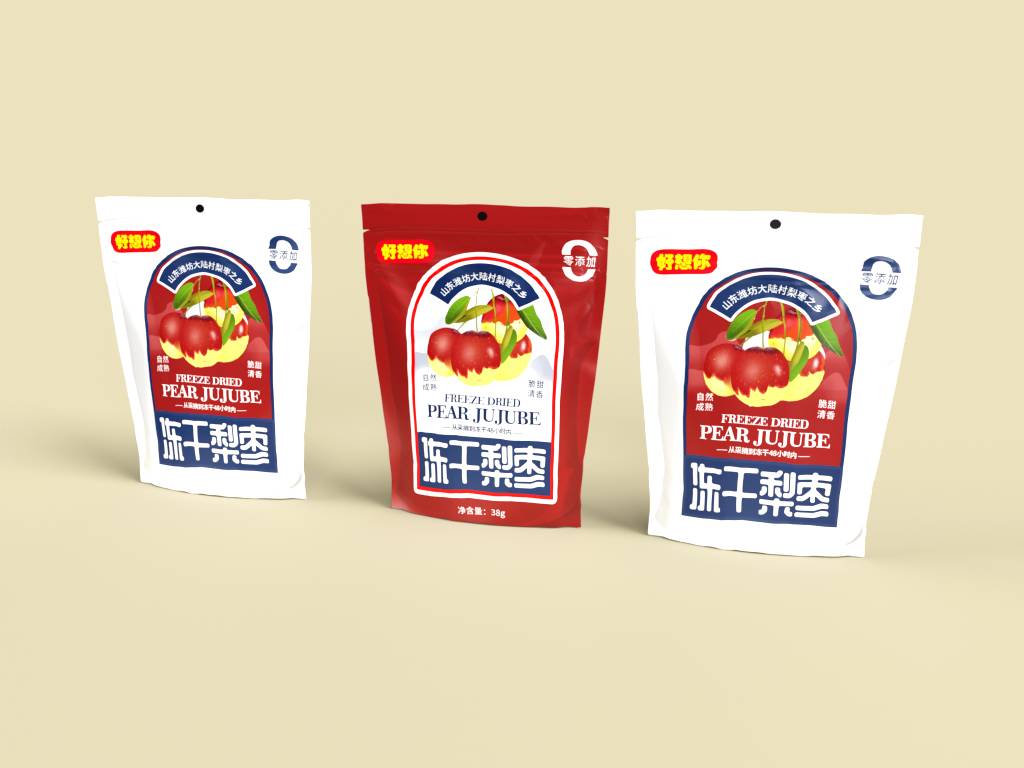 冻干梨枣品牌包装塑料袋系列-第5张